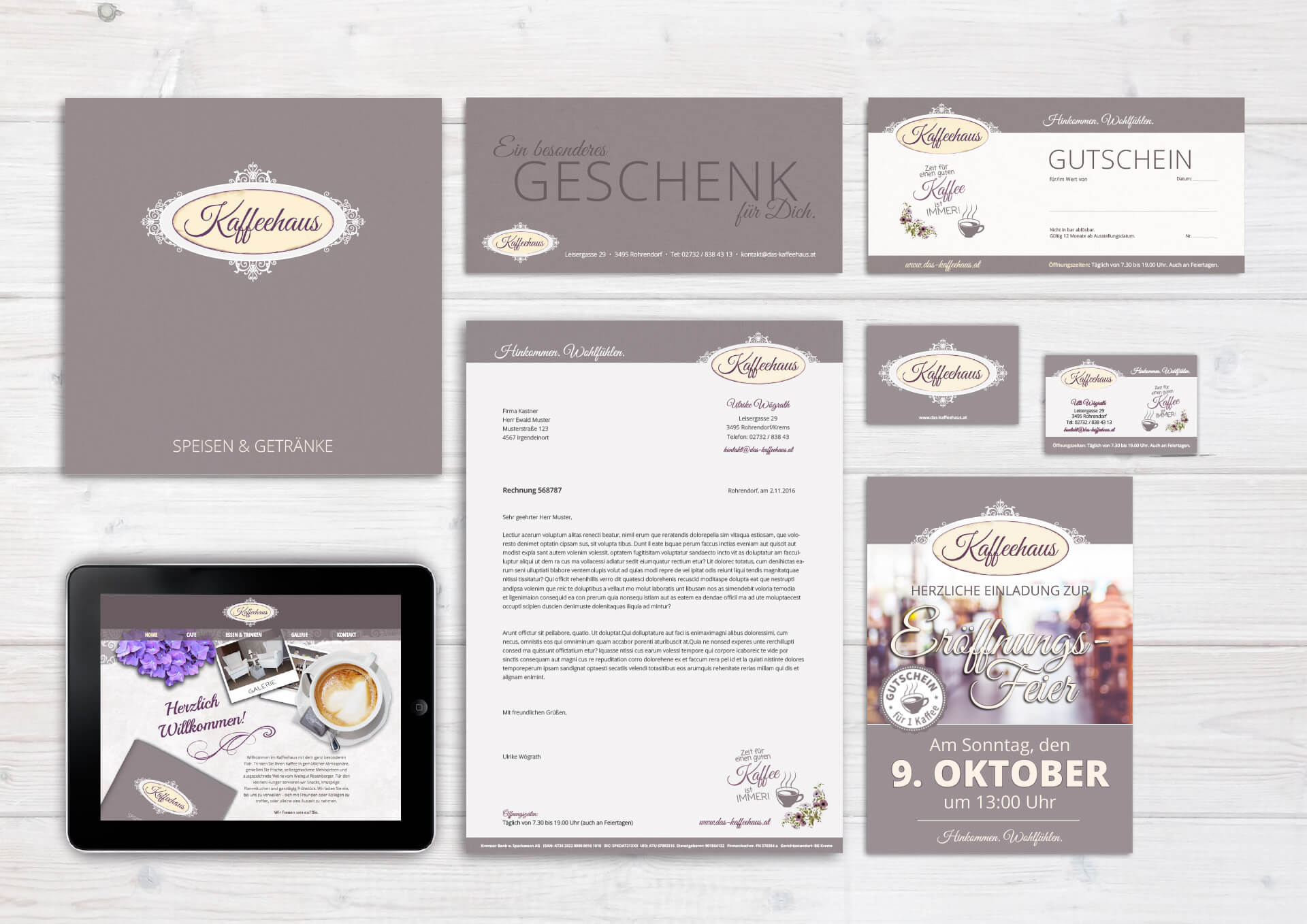 Kaffeehaus Corporate Design