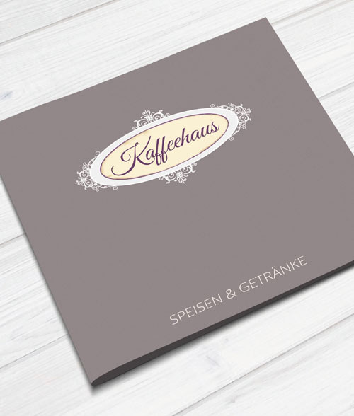 Kaffeehaus Speisekarte Cover