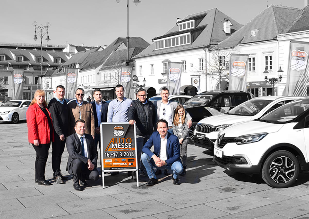 Tullner Automeile Promotion am Hauptplatz